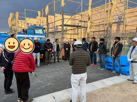 先日の棟上げの画像