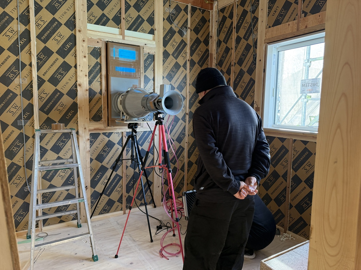 気密検査の画像