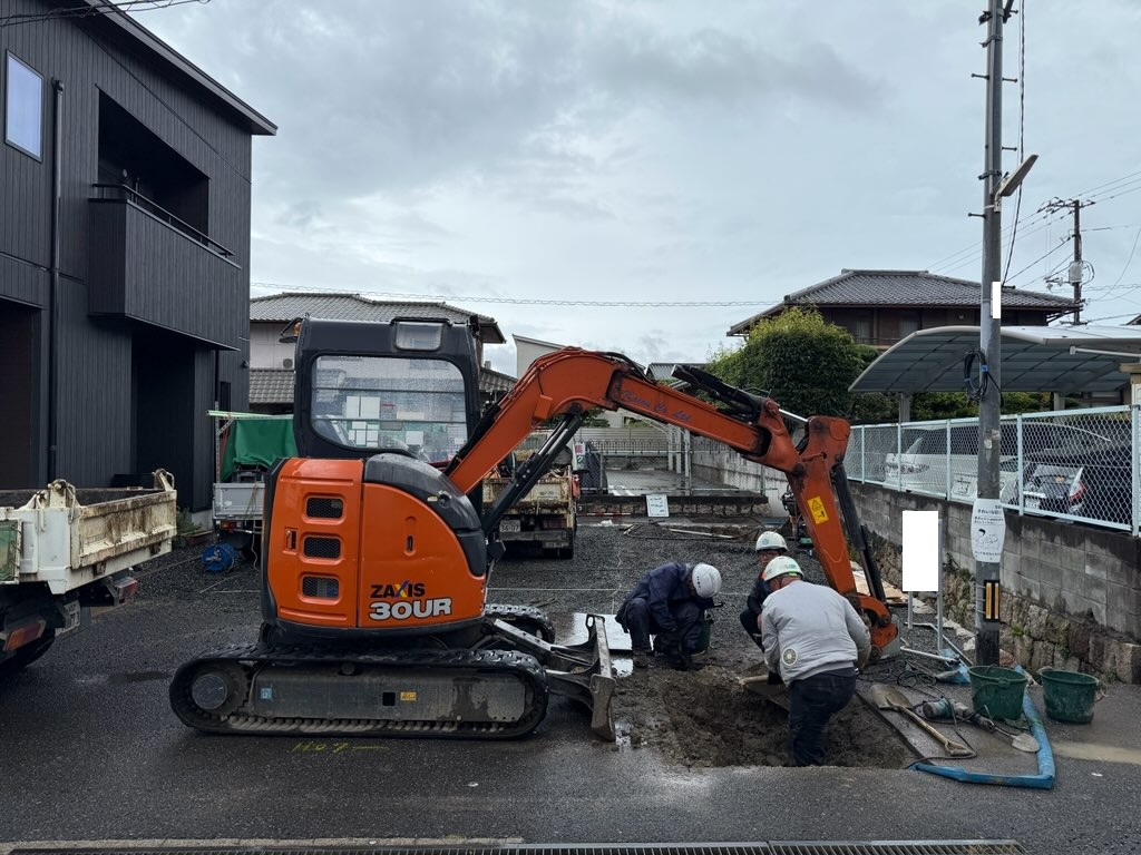新築工事準備の画像