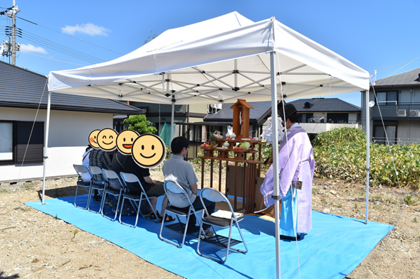 K様地鎮祭の画像