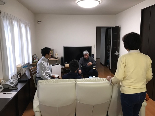 お施主様訪問の画像