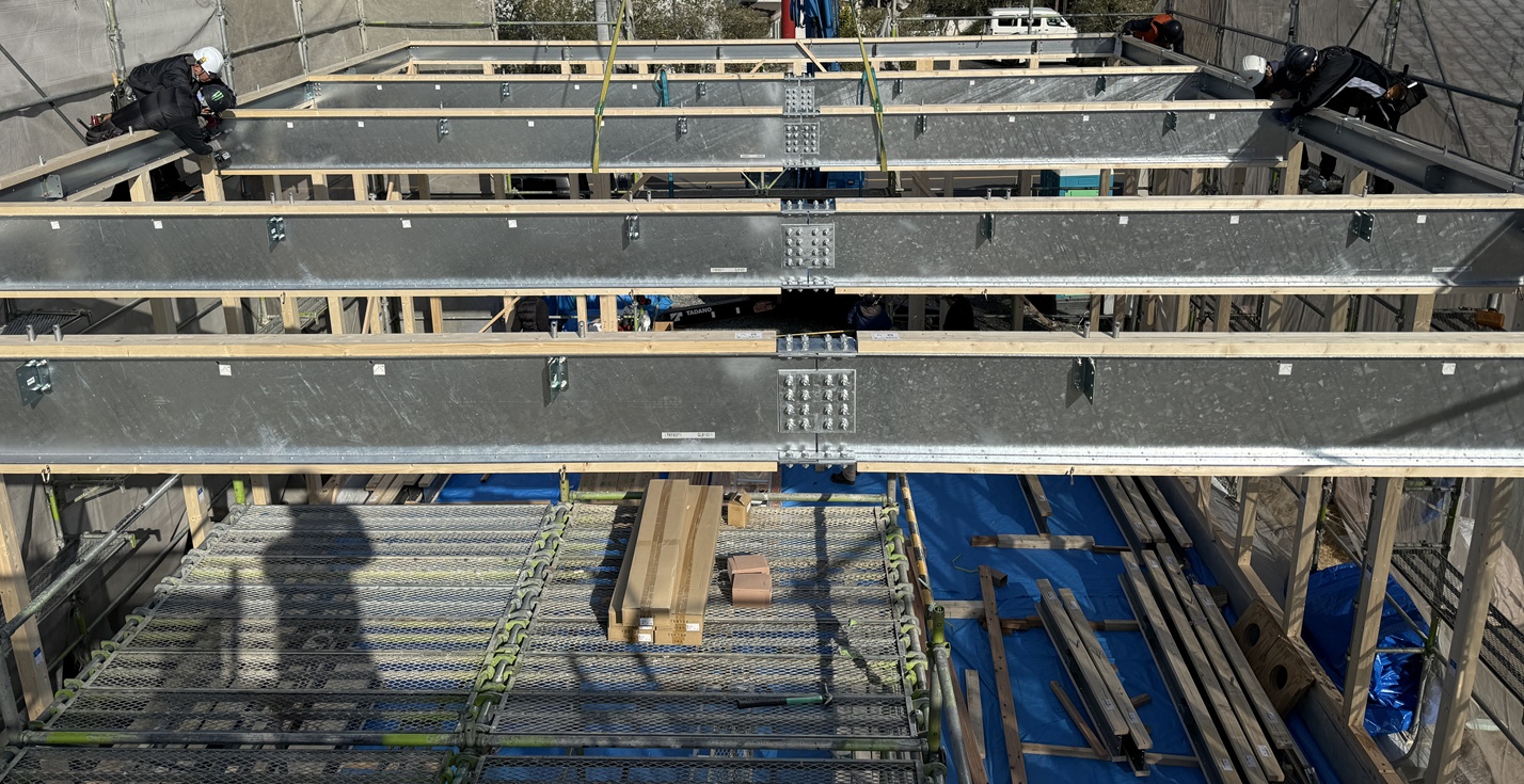 上棟工事の画像