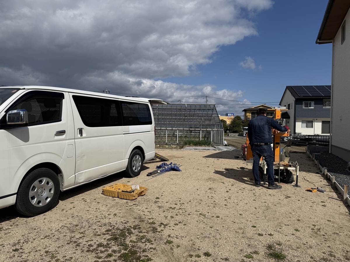 地盤調査の画像