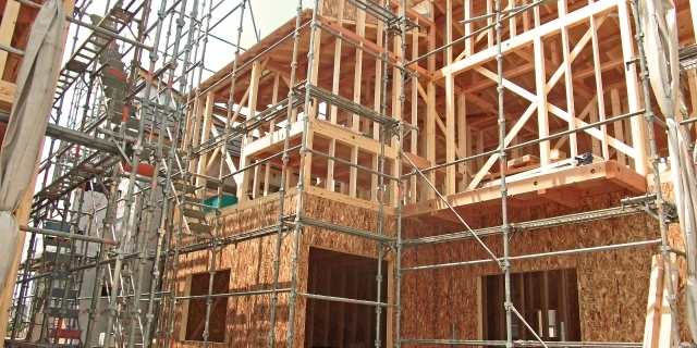 上棟（家の骨組み完成）のイメージ画像